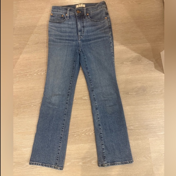 Madewell Denim - Madewell Cali Demi Boot Jeans Size 24 Mid Rise Bootcut Stretch Denim